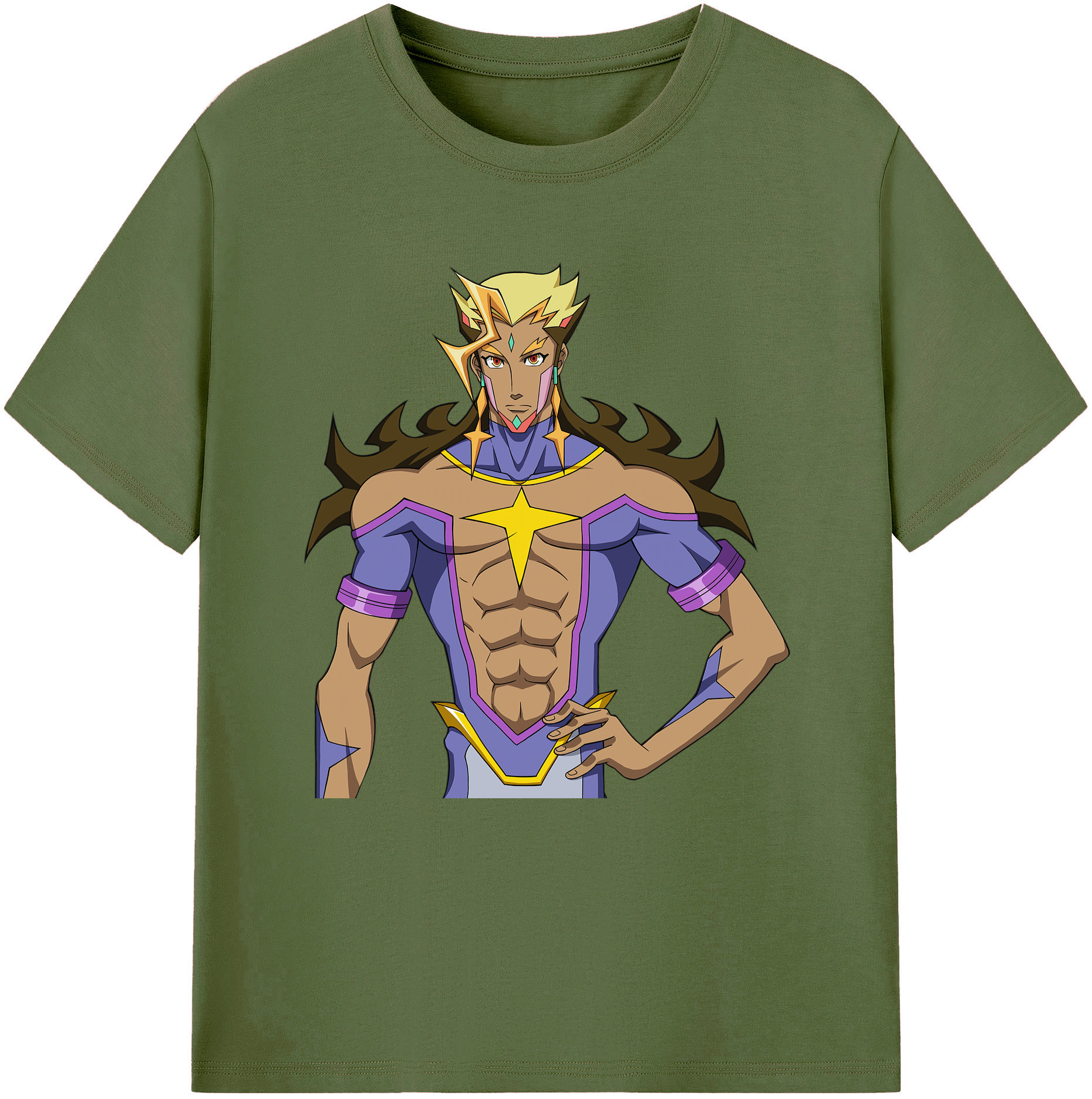 （画像用） 遊☆戯☆王 Yu-Gi-Oh! 綿100％半袖Tシャツ（フロントプリント）